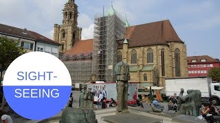 SIGHTSEEING in Heilbronn am Neckar in GERMANY [upl. by Sllew270]