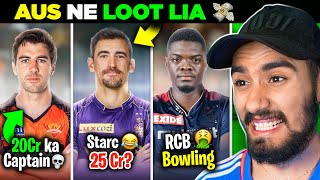 CHOONA LAGA DIA 💀 Starc amp Cummins Most Expensive  RCB Bowling 😂  IPL Auction 2024 [upl. by Tedman]