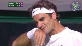 The Best Game Ever Andy Murray v Roger Federer 2015 SemiFinal [upl. by Yeuh]