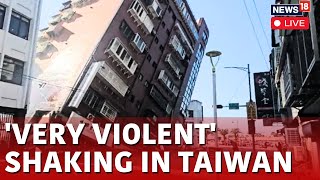 Taiwan Earthquake LIVE 50 Injured Japan Philippines Downgrade Tsunami Warning  News18 Live N18L [upl. by Atlante240]