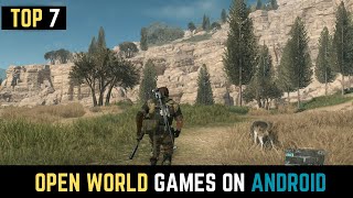 Top 7 Open World Games On Android  High Graphics  2024 [upl. by Eseer]