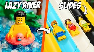 I Built a HUGE LEGO WATER PARK… [upl. by Elttil521]