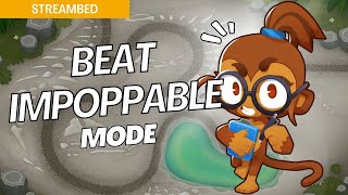 How to Beat Impoppable Mode Hard on Streambed  BTD6 Strategy [upl. by Fielding]