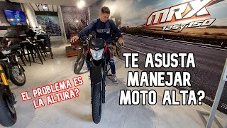 COMO MANEJAR MOTO ALTA Aquí te explico como hacerlo En una MRX 150 [upl. by Acinomahs]