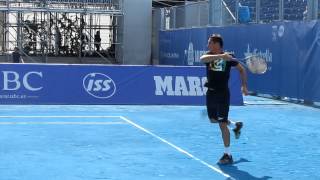 Nico almagro Powerful Forehand Blue clay [upl. by Barton]