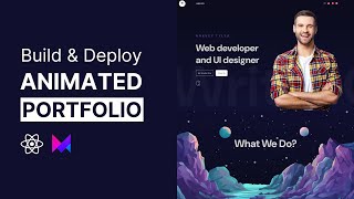 Animated Portfolio Website with React amp Framer Motion  React Project for Beginners [upl. by Burnight]