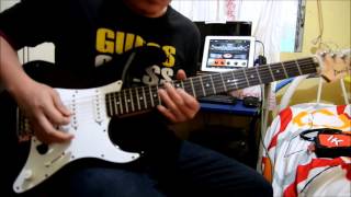 Yamaha Pacifica Demo smooth jazz jam JAMUP PRO GURUS AMPS [upl. by Adnorahs293]