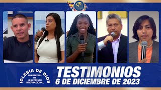 Testimonios 6 de diciembre de 2023  Iglesia de Dios Ministerial de Jesucristo Internacional [upl. by Arym]