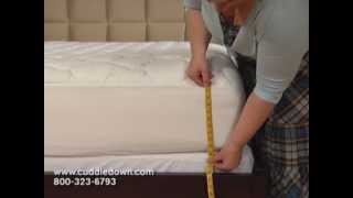 How To Measure Your Bed For A Fitted Sheet [upl. by Ahsinut]