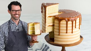 Salted Caramel Cake   how to [upl. by Zelde289]