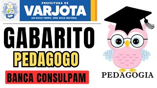 CONCURSO de VARJOTA  GABARITO EXTRAOFICIAL MATEMÁTICA  NÍVEL SUPERIOR  BANCA CONSULPAM  PEDAGOGO [upl. by Aerdnaz]