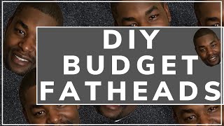 DIY Budget Fatheads [upl. by Odnamla]