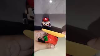 Mario Cutting Strawberry 🍓 shortfeed mario funny shorts [upl. by Bramwell]