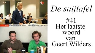 De snijtafel  Het laatste woord van Geert Wilders 41 [upl. by Ottilie820]