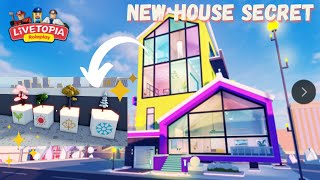 NEW HOUSE SECRET SEASON ROOM  4 NEW GIFTS  UPDATE 38 Livetopia Roleplay Roblox [upl. by Rhodie]