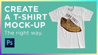 How to Create a Tshirt Mockup [upl. by Eliason453]