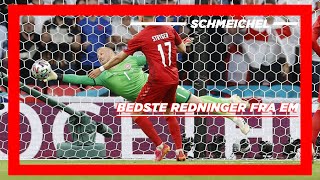 Kasper Schmeichels bedste redninger fra EM [upl. by Nerrak]