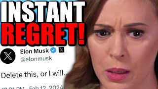 Alyssa Milano Faces INSANE BACKLASH After Accidentally TWEETING This [upl. by Svirad]