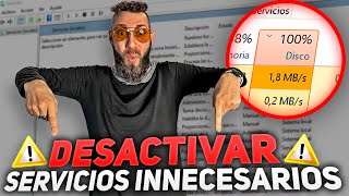 Desactivar SERVICIOS INNECESARIOS en Windows 10  Explicado 2023 [upl. by Mabel]