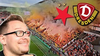 EUROPAPOKAL ATMOSPHÄRE 😱🔥  Slavia Prag vs SG Dynamo Dresden [upl. by Ennaihs]