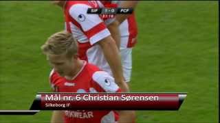 Nomineret til Årets Mål Christian Sørensen vs Fredericia 150913 [upl. by Behre]