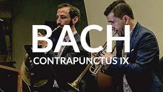 Bach Contrapunctus 9  Art of the Fugue [upl. by Eilrebma704]