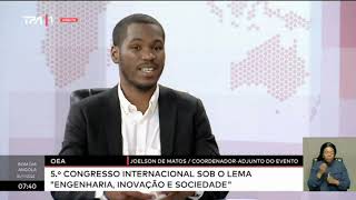 OEA  5º Congresso Internacional sob o lema quotEngenharia Inovação e Sociedadequot [upl. by Nyberg627]