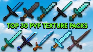 Top 30 Texturepacks For PvP amp Crystal PvP 119 [upl. by Anirt]