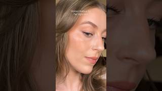 Glowy Natural Blonzer Makeup for Fair Skin ✨ makeup makeuptutorial [upl. by Remle293]