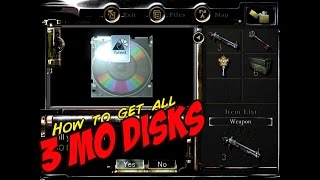 Resident Evil HD Remastered How to Find ALL 3 MO DISKS ChrisJill [upl. by Olvan]