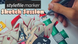 New sketch with Stylefile Markers [upl. by Ide]