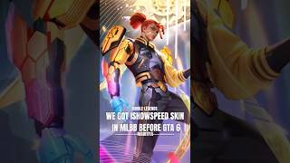 WE GOT ISHOWSPEED SKIN IN MLBB BEFORE GTA 6 🤡  mobilelegends mlbb shorts viralvideo ishowspeed [upl. by Tolley]