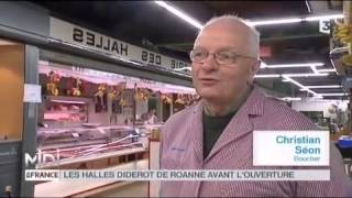 VU DICI  Les Halles Diderot de Roanne avant louverture [upl. by Alimat]