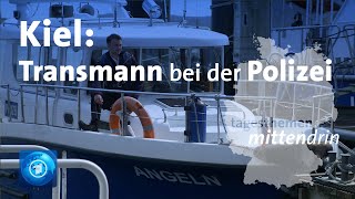 Kiel Transmann in Polizeiausbildung  tagesthemen mittendrin [upl. by Aleina215]