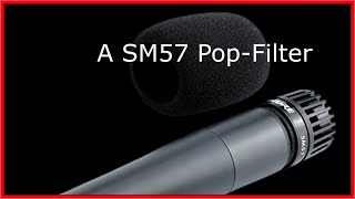 Use the Shure SM57 for singing with this pop filter [upl. by Dnomyad443]