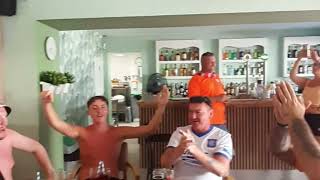 12th July 2024 Benidorm Orange March Half Time Refreshments Fun In The Sun Chamilys Bar [upl. by Naujek420]