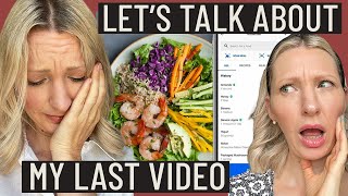 I Took My Calorie Counting Video Down… Let Me Explain [upl. by Akerdal]