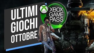 XBOX GAME PASS I GIOCHI di FINE OTTOBRE 2024 [upl. by Artema]