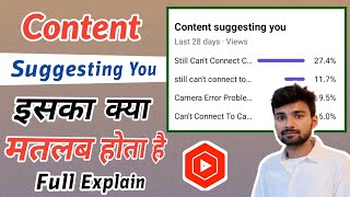 Content Suggesting You Meaning In Hindi  Content Suggesting This Video Ka Matlab Kya Hota Hai [upl. by Joseito]