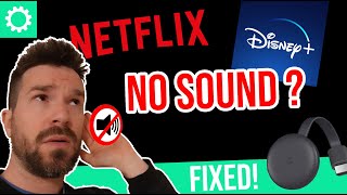 No Sound in Netflix and Disney w Chromecast [upl. by Nyahs]