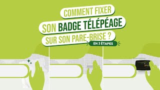 Comment bien fixer son badge télépéage [upl. by Furiya]