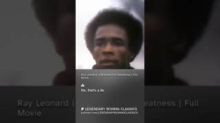 Ray Leonard  Natural Born Genius boxing sugarrayleonard combat [upl. by Yrrab]