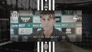 Cesena  Modena Conferenza pregara di mister Mignani [upl. by Wasserman24]