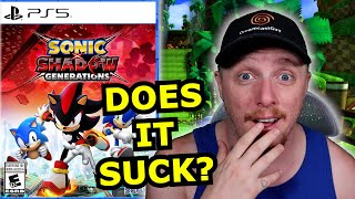 DOES IT SUCK  Sonic X Shadow Generations REVIEW PS5XboxSwitch [upl. by Leacim]