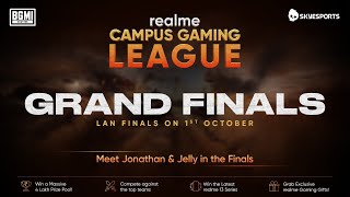 Realme Campus Gaming LeagueBGMI  Grand Finals [upl. by Deys]