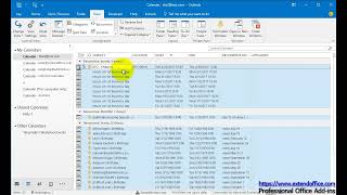 How to export calendar from Outlook to Excel spreadsheet [upl. by Archle491]