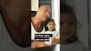 La hija de La Roca NO cree que su papá es Maui shorts [upl. by Ennadroj]