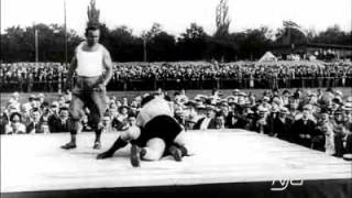 Gustav Fristensky vs Josef Smejkal  1913  Oldest Available Professional Wrestling Match Footage [upl. by Lledroc]