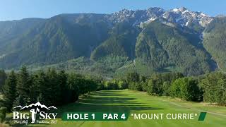 Hole 1  Mount Currie [upl. by Nnyrat]