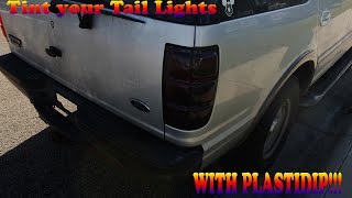 How To Properly Tint Your Tail Lights With Plastidip [upl. by Vedetta]